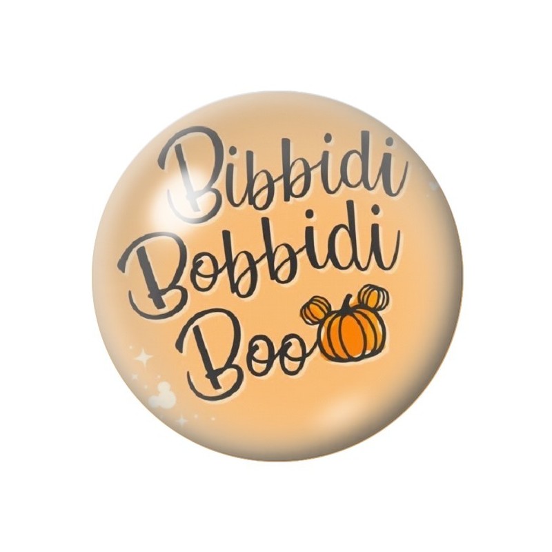 Cabochon en Verre Illustré Cendrillon Halloween 12 à 25mm