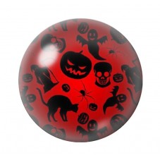 Cabochon en Verre Illustré Halloween 12 à 25mm  pour la Création de Bijoux Fantaisie - DIY