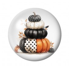 Cabochon en Verre Illustré Halloween 12 à 25mm  pour la Création de Bijoux Fantaisie - DIY