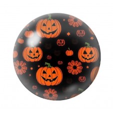 Cabochon en Verre Illustré Citrouilles Halloween 12 à 25mm  pour la Création de Bijoux Fantaisie - DIY