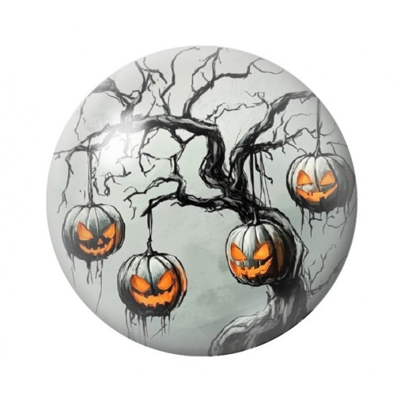 Cabochon en Verre Illustré Citrouilles Arbre Halloween 12 à 25mm