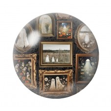 Cabochon en Verre Illustré Cadres Photo Fantômes Halloween 12 à 25mm  pour la Création de Bijoux Fantaisie - DIY