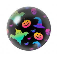 Cabochon en Verre Illustré Halloween 12 à 25mm  pour la Création de Bijoux Fantaisie - DIY