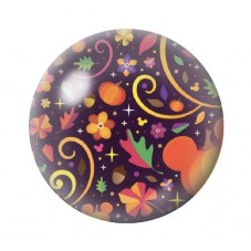 Cabochon en Verre Illustré Halloween 12 à 25mm  pour la Création de Bijoux Fantaisie - DIY