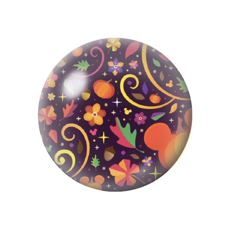 Cabochon en Verre Illustré Halloween 12 à 25mm