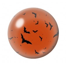 Cabochon en Verre Illustré Chauves-Souris Halloween 12 à 25mm  pour la Création de Bijoux Fantaisie - DIY