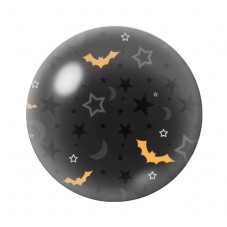 Cabochon en Verre Illustré Chauves-Souris Etoiles Halloween 12 à 25mm  pour la Création de Bijoux Fantaisie - DIY