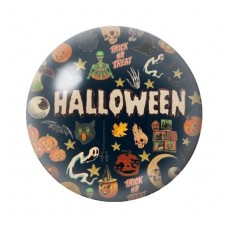 Cabochon en Verre Illustré Halloween 12 à 25mm  pour la Création de Bijoux Fantaisie - DIY