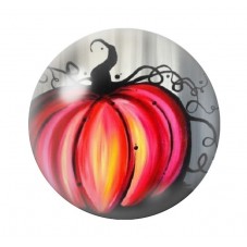 Cabochon en Verre Illustré Citrouille Halloween 12 à 25mm  pour la Création de Bijoux Fantaisie - DIY