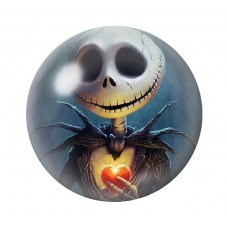 Cabochon en Verre Illustré Jack Gothique 12 à 25mm pour la création de bijoux fantaisie - DIY