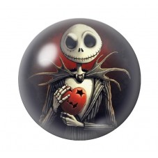 Cabochon en Verre Illustré Jack Gothique 12 à 25mm pour la création de bijoux fantaisie - DIY