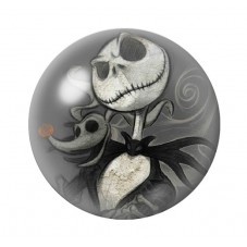 Cabochon en Verre Illustré Jack Gothique 12 à 25mm pour la création de bijoux fantaisie - DIY