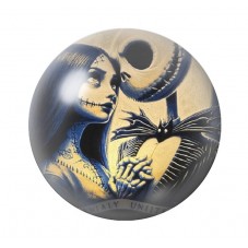 Cabochon en Verre Illustré Jack Gothique 12 à 25mm pour la création de bijoux fantaisie - DIY