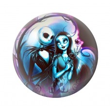 Cabochon en Verre Illustré Jack Gothique 12 à 25mm pour la création de bijoux fantaisie - DIY