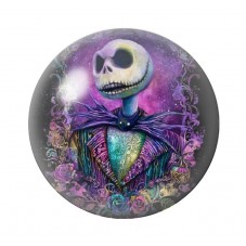 Cabochon en Verre Illustré Jack Gothique 12 à 25mm pour la création de bijoux fantaisie - DIY