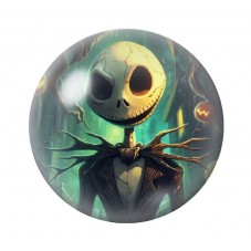 Cabochon en Verre Illustré Jack Gothique 12 à 25mm pour la création de bijoux fantaisie - DIY