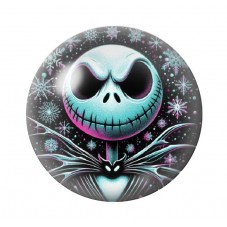 Cabochon en Verre Illustré Jack Gothique 12 à 25mm pour la création de bijoux fantaisie - DIY