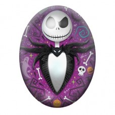 Cabochon en Verre Illustré Jack Gothique 13x18, 18x25 ou 30x40mm  pour la Création de Bijoux Fantaisie - DIY