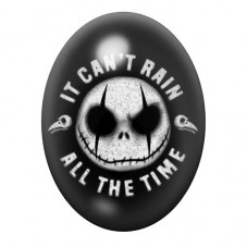 Cabochon en Verre Illustré Jack Gothique 13x18, 18x25 ou 30x40mm  pour la Création de Bijoux Fantaisie - DIY