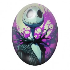 Cabochon en Verre Illustré Jack Gothique 13x18, 18x25 ou 30x40mm  pour la Création de Bijoux Fantaisie - DIY