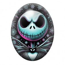 Cabochon en Verre Illustré Jack Gothique 13x18, 18x25 ou 30x40mm  pour la Création de Bijoux Fantaisie - DIY