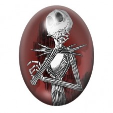 Cabochon en Verre Illustré Jack Gothique 13x18, 18x25 ou 30x40mm  pour la Création de Bijoux Fantaisie - DIY