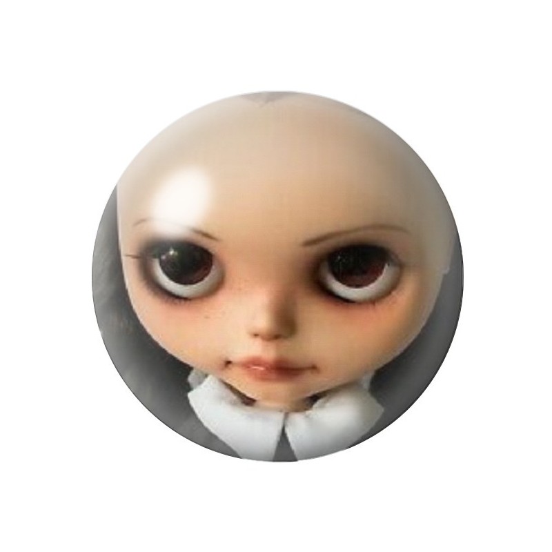 Cabochons en Verre Illustré Mercredi Blythe Gothique 12 à 25mm
