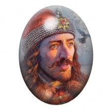 Cabochon en Verre Illustré Comte Vlad Dracula Gothique 13x18, 18x25 ou 30x40mm  pour la Création de Bijoux Fantaisie - DIY