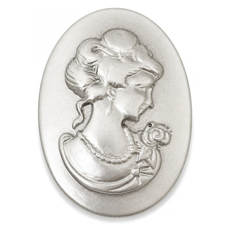 CamÃ©e Lady Vintage ArgentÃ© 30x40mm