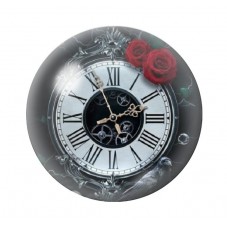 Cabochon en Verre Illustré Horloge Gothique 12 à 25mm  pour la Création de Bijoux Fantaisie - DIY