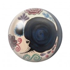 Cabochon en Verre Illustré Lune Gothique 12 à 25mm  pour la Création de Bijoux Fantaisie - DIY