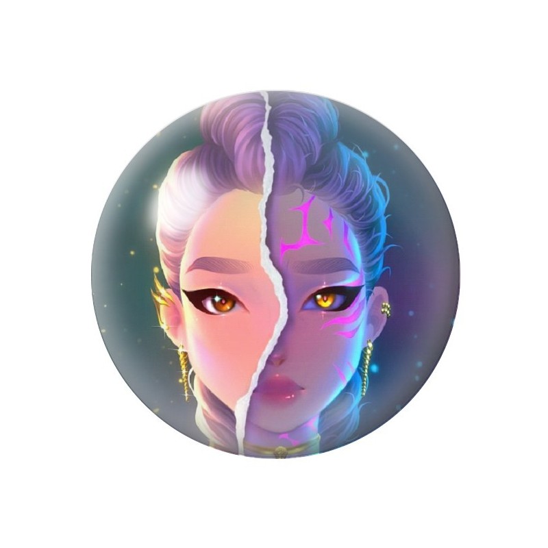 Cabochon en Verre Illustré Rumi Gothique 12 à 25mm