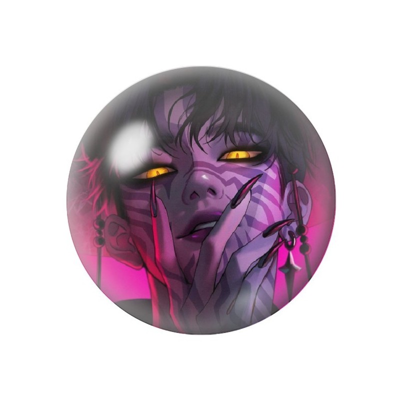 Cabochon en Verre Illustré Jinu Gothique 12 à 25mm