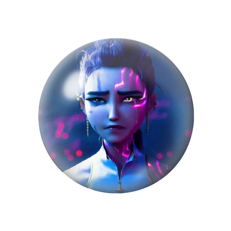 Cabochon en Verre Illustré Rumi Gothique 12 à 25mm