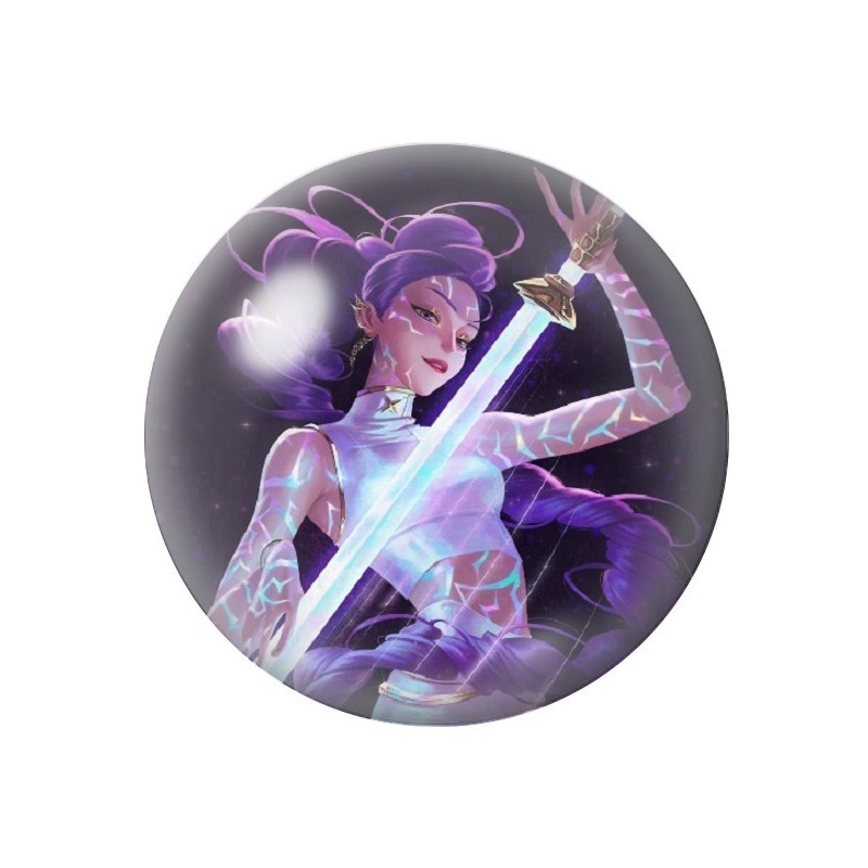 Cabochon en Verre Illustré Rumi Gothique 12 à 25mm