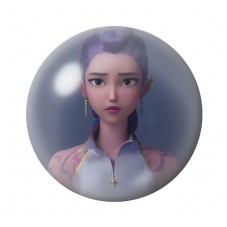 Cabochon en Verre Illustré Rumi Gothique 12 à 25mm  pour la Création de Bijoux Fantaisie - DIY