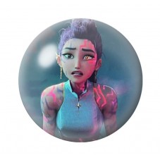 Cabochon en Verre Illustré Rumi Gothique 12 à 25mm  pour la Création de Bijoux Fantaisie - DIY