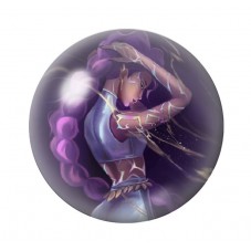 Cabochon en Verre Illustré Rumi Gothique 12 à 25mm  pour la Création de Bijoux Fantaisie - DIY