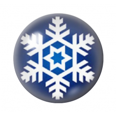 Cabochon en Verre Illustré Noël 12 à 25mm pour la création de bijoux fantaisie - DIY