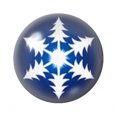 Cabochon en Verre Illustré Noël 12 à 25mm pour la création de bijoux fantaisie - DIY