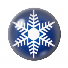 Cabochon en Verre Illustré Noël 12 à 25mm pour la création de bijoux fantaisie - DIY