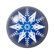 Cabochon en Verre Illustré Noël 12 à 25mm pour la création de bijoux fantaisie - DIY