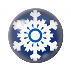 Cabochon en Verre Illustré Noël 12 à 25mm pour la création de bijoux fantaisie - DIY