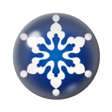 Cabochon en Verre Illustré Noël 12 à 25mm pour la création de bijoux fantaisie - DIY