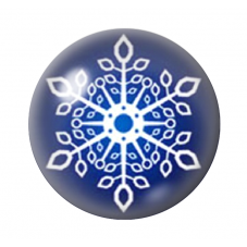 Cabochon en Verre Illustré Noël 12 à 25mm pour la création de bijoux fantaisie - DIY