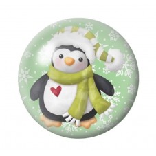 Cabochon en Verre Illustré Noël 12 à 25mm pour la création de bijoux fantaisie - DIY