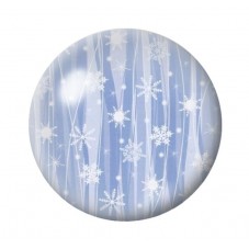 Cabochon en Verre Illustré Noël 12 à 25mm pour la création de bijoux fantaisie - DIY