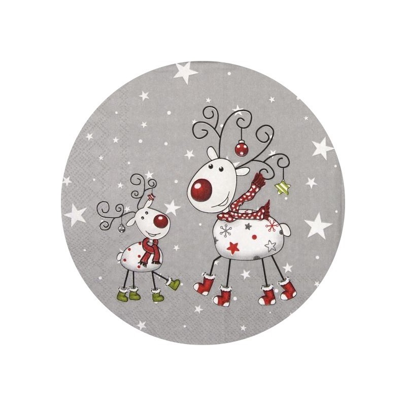 Cabochon en Verre Illustré Noël 12 à 25mm