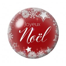 Cabochon en Verre Illustré Noël 12 à 25mm pour la création de bijoux fantaisie - DIY