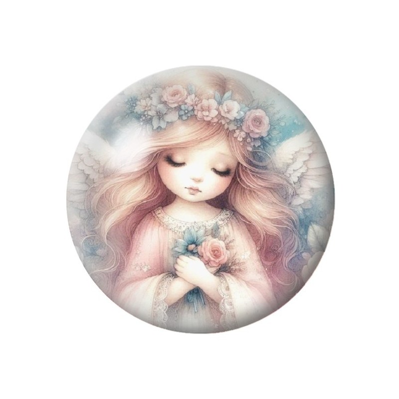 Cabochon en Verre Illustré Noël 12 à 25mm